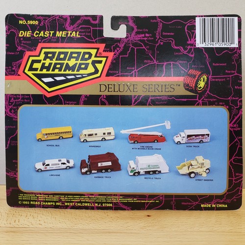 Road Champs International Scuolabus Serie Deluxe Diecast 1:87 Giallo - Foto 11 di 11
