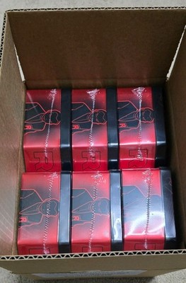 6x Pokemon Team Rocket Tins Factory Sealed (Open Case)