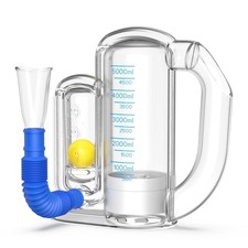 Breathing Trainer 5000ML Volume Measurement,Lung Exerciser Device for Adult Lung