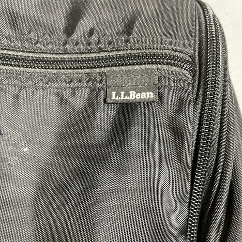 L.L. Bean Schwarz Hängend Nylon Reise Kulturbeutel Organizer Dusche Kosmetiktasche - Bild 8 von 10
