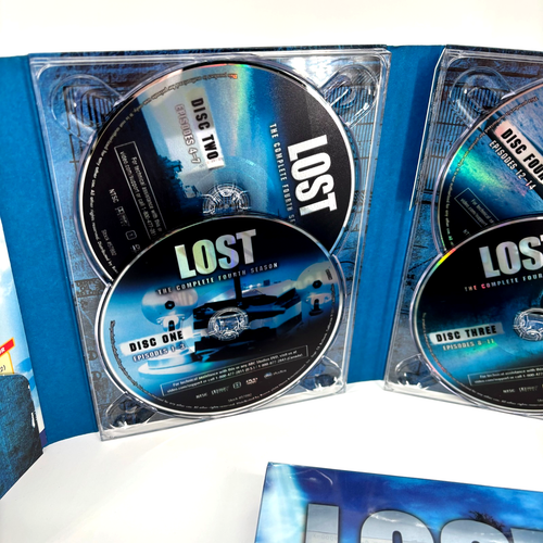 Lost TV Series Complete Seasons 3, 4 DVD Box Sets Plastic Slip Sleeve Three Four - Picture 7 of 13
