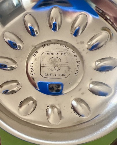 ZWEI alte Tastevin Weinprobebecher aus Frankreich - gemarkt Samur + Montceau - Bild 4 von 5