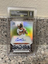 2021 Topps Bowman Class of 2021 Auto Refractor #C21-CC /250 GMA 9 RC