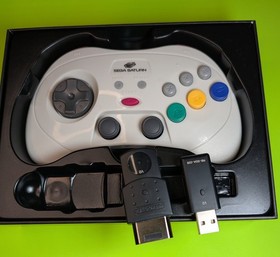 Retro-Bit SEGA Saturn® 2.4GHz Wireless Pro Controller for Sega Saturn, Sega Mega