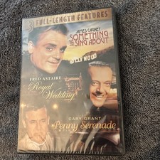 3 Movies Something to Sing About / Royal Wedding / Penny Serenade DVD SEALED
