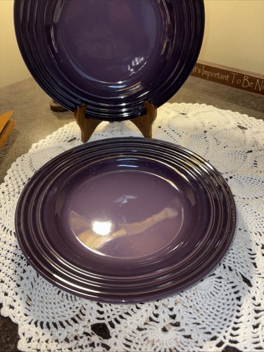 Zuppiera Le Creuset in gres con bordo viola - Set da 2 - 10" - Foto 3 di 9
