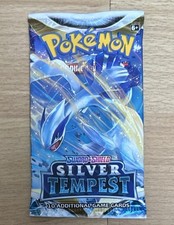2022 Pokémon Sword & Shield TCG Silver Tempest 1 Booster Pack (10 Cards Inside)