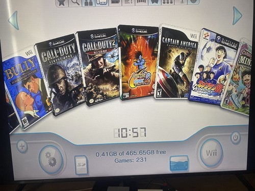 Desktop HDD for wii (SATA adapter cable/500gb SATA HDD/32gb SD card)(+games) - Picture 1 of 9