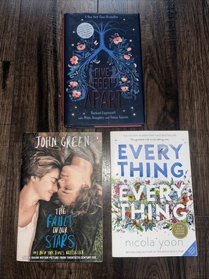 Five Feet Apart, The Fault in Our Stars, Everything Everything Book Set
