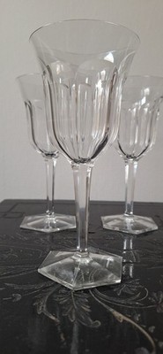Baccarat Kristall Malmaison Weinglas, 16,5 cm ca. 1910-1936 Preis pro Stück