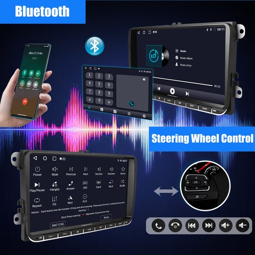 For VW Volkswagen Jetta Passat GPS Car Stereo Radio Carplay Android 15 Chatgpt - Picture 9 of 14
