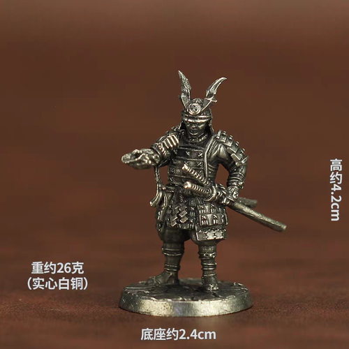 Japanese Samurai Soldiers in White Bronze - Multiple Styles to Choose From - Picture 11 of 17