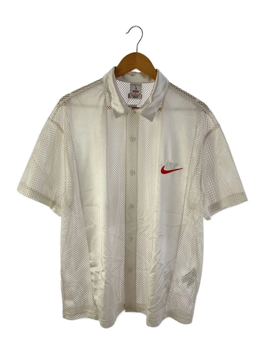 Chemise Supreme manches courtes/M/Polyester/Wht/Mesh S/S Shirt