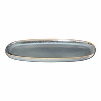 Asa Selection Saisons Platte Oval Servierplatte Servierteller L 31 Cm Denim Blau