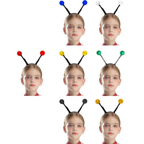 Adults Kids Ball Antenna Luminous Headband 1Pcs Hair Accessory Funny Headwear - Picture 3 of 50