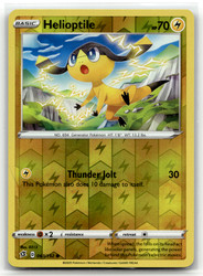 Helioptile 063/192 Reverse Holo Rebel Clash