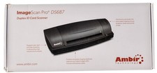Ambir Technology Image Scan Pro DS687-3 Duplex ID Scanner Black Open Box