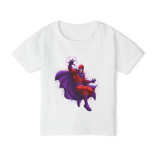 Magneto Toddler T-Shirt, Superhero Tee for Kids, Comic Character Apparel - Picture 6 of 29