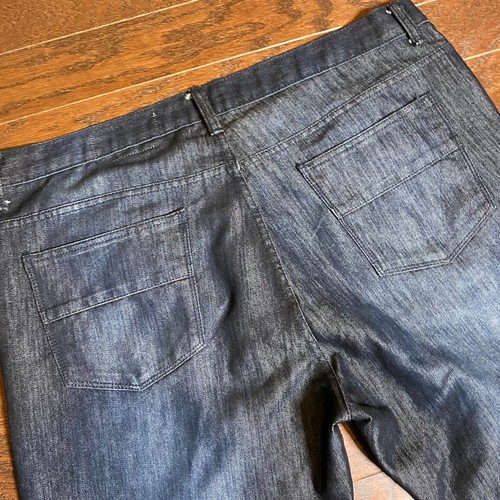 Six Lincoln New York Dark Wash Straight Fit Denim Jeans Men's Size 44 x 30 - Picture 6 of 9