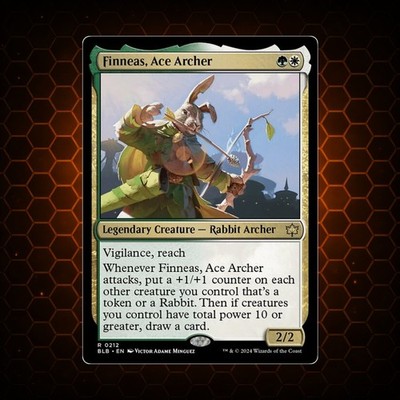MTG - Finneas, Ace Archer/Finneas der Meisterschütze - BLB - Deutsch - EX