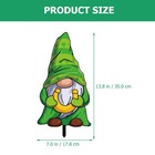 St Patrick's Day Yard Sign Gnome Lawn Sign with Stake Outdoor Garden Decoration