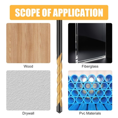 60 PZ Punte per Cartongesso, Punte Router per Cartongesso per Taglio Cartongesso, 1/8 Pollice... - Foto 5 di 7