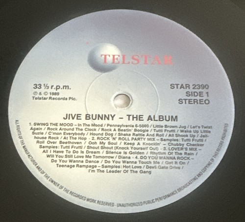 Jive Bunny And The Mastermixers - The Album LP Record STAR 2390 Vinyl EX / VG+ - Picture 4 of 6