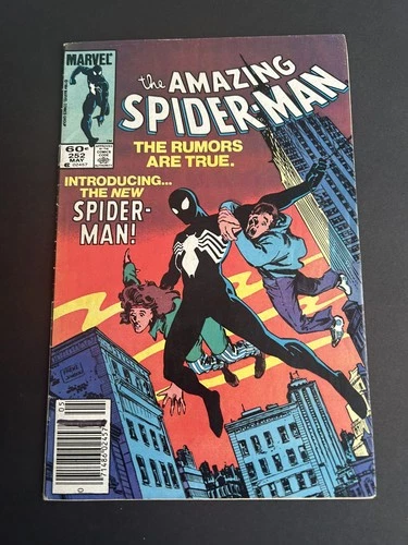 Amazing Spider-Man #252 (1984) - 1st App BLACK SUIT COSTUME! Newsstand! VF