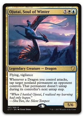 Ojutai, Soul of Winter #187 (NM) Commander 2017 C17 Magic MTG