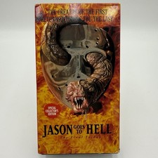 Jason Goes to Hell: The Final Friday VHS 1994 89 min Special Collectors Edition