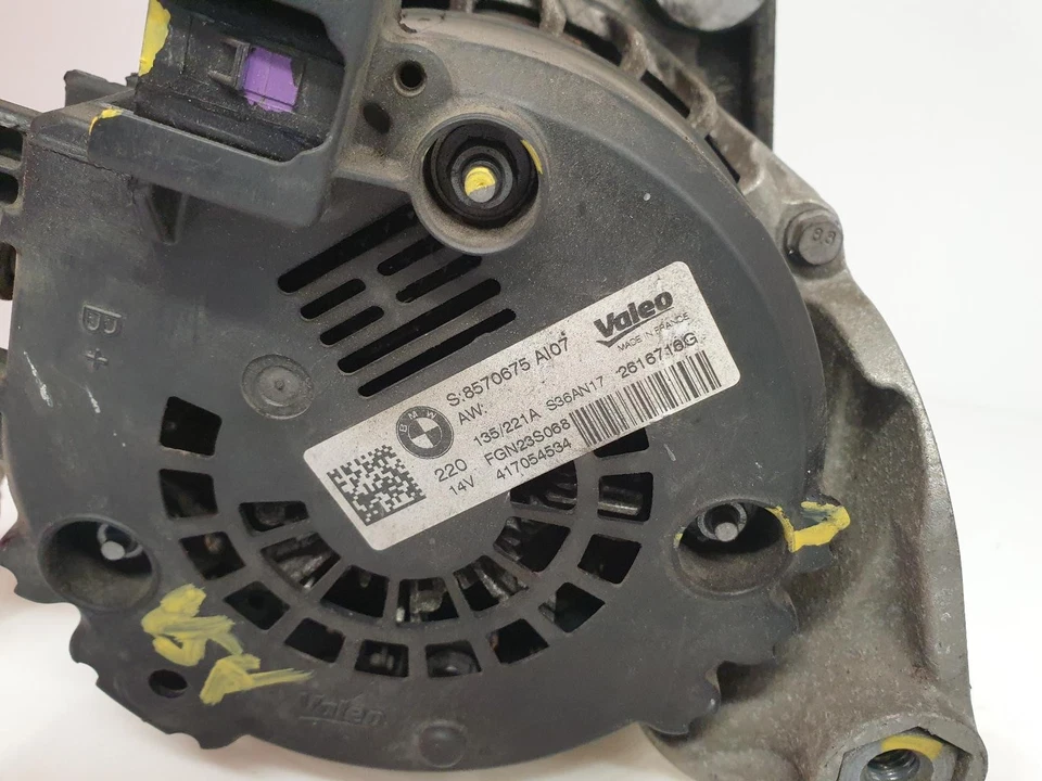 BMW X6 F16 2017 ALTERNATOR 230A 3.0L DIESEL N57D30S1 N57D30C 12318570675 - Image 4 of 4