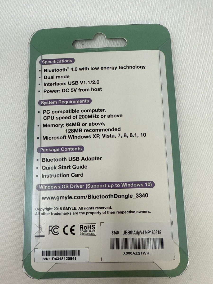 Bluetooth 4.0 USB Module (v2.1 Back-Compatible) | Buy in Australia | ADA1327 | Adafruit | Core Electronics
