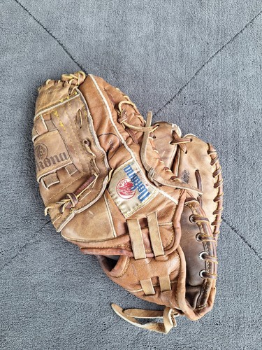Guanto da baseball vintage Nokona Buckaroo AMG-175 K in pelle marrone RHT 12"