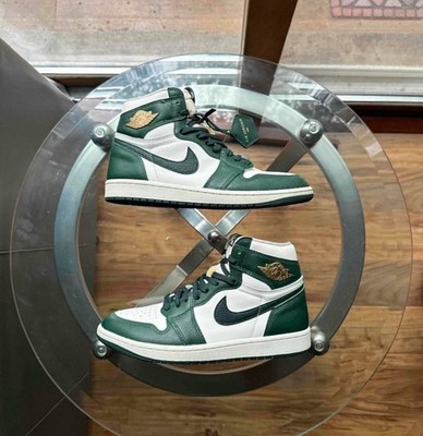 Size 9.5 M - Air Jordan 1 High OG Fir Forest Green Retro Men s Premium 11 W Gold