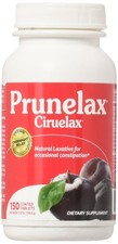 Prunelax Ciruelax Laxative Tablets 150 ea