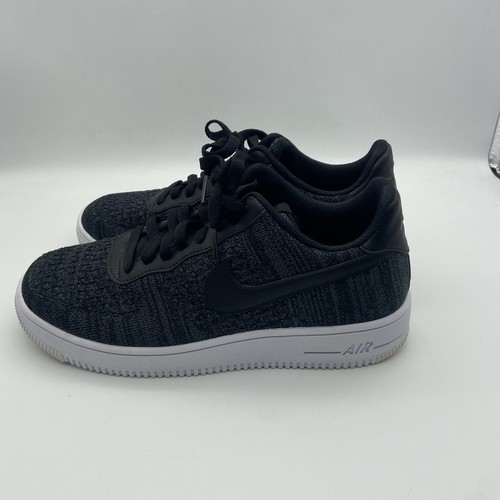 Nike Air Force 1 Flyknit 2.0 Blue Black White CI0051-001 Men Size 8 M Low Nice - Picture 3 of 10
