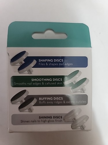 Discos de repuesto para juego de limas de uñas eléctricas recargables 4 en 1 Bellasonic - Imagen 2 de 3