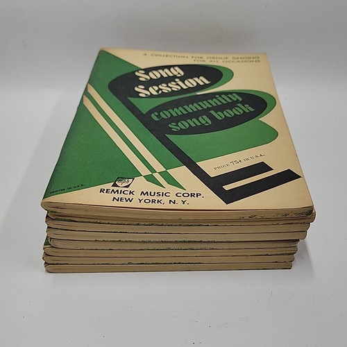 Song Session Community Song Book Lot Of 8 Vintage 1953 & 63 - Picture 12 of 16