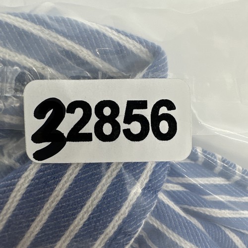 Merona Button Up Shirt Women S Striped Blue & White 100% Cotton..#32856 - Picture 8 of 8