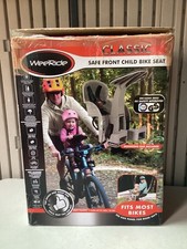 WeeRide Classic Front Mounted Childs Bike Seat in Grey - Complete/New/Unused.