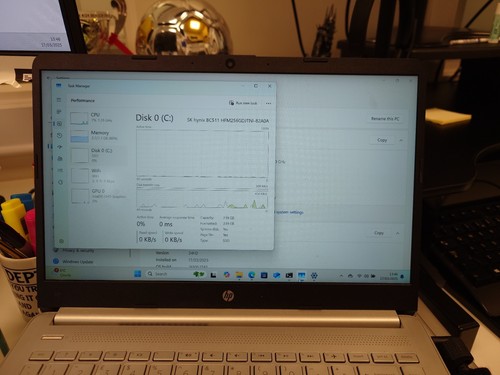 HP Laptop 14-dq1xxx, i3 10th gen, 8GB Ram, 256 ssd, Windows 11, No charger - Picture 2 of 8