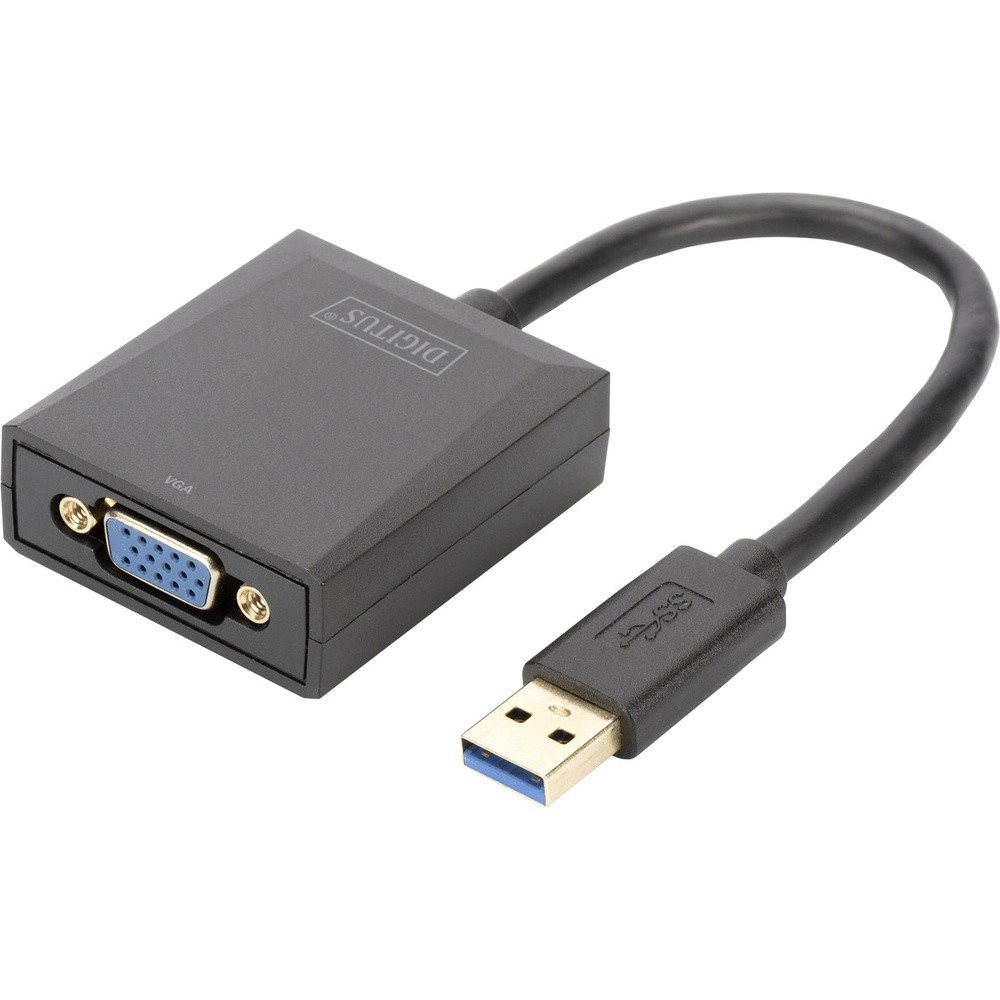 Цифровой USB 3.2 Gen 1 (USB 3.0), VGA, ноутбук, телевизор, монитор, видеоадаптер...