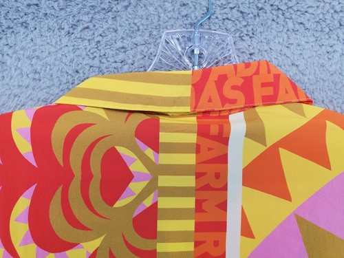 Adidas x Farm Rio Shirt Damen Gr. S/M Solar Kaleidoscope Button Down Neu mit Etikett - Bild 12 von 17