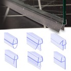 Shower Screen Seal Strip Bathroom Door Replacement Straight 4-8mm Glass 29mm Gap