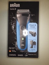 Braun Electric Razor for Men Series 3 310s Electric Foil Shaver Rechargeable NEW