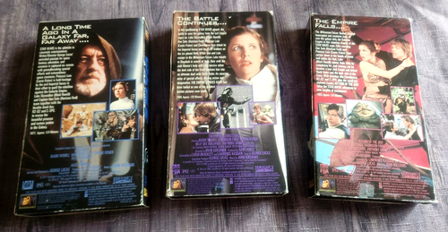Star Wars 1995 Lucasfilm VHS Trilogy original tape Box Set THX Digital Remaster - Picture 4 of 9