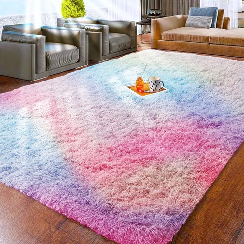 Anti Slip Shaggy Rugs Fluffy Floor Carpets Mat for Bedroom Non Slip Indoor Mats - Picture 42 of 50