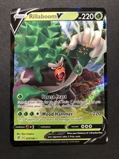 Pokémon TCG Rebel Clash Ultra Rare Rillaboom V 017/192 - Pack Fresh - Near Mint