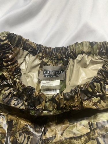 Vintage Jerzees Outdoors Mossy Oak Camo Suit Jacket And Pants Water Proof Large - Picture 6 of 7