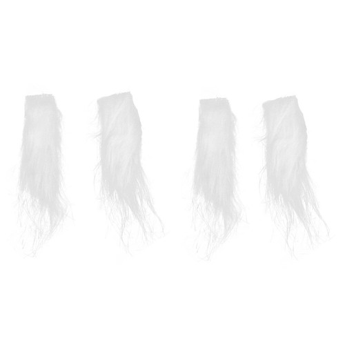 2 Paar selbstklebende falsche Augenbrauen Maskerade Kostüm falsche Augenbrauen weiß # - Bild 8 von 12